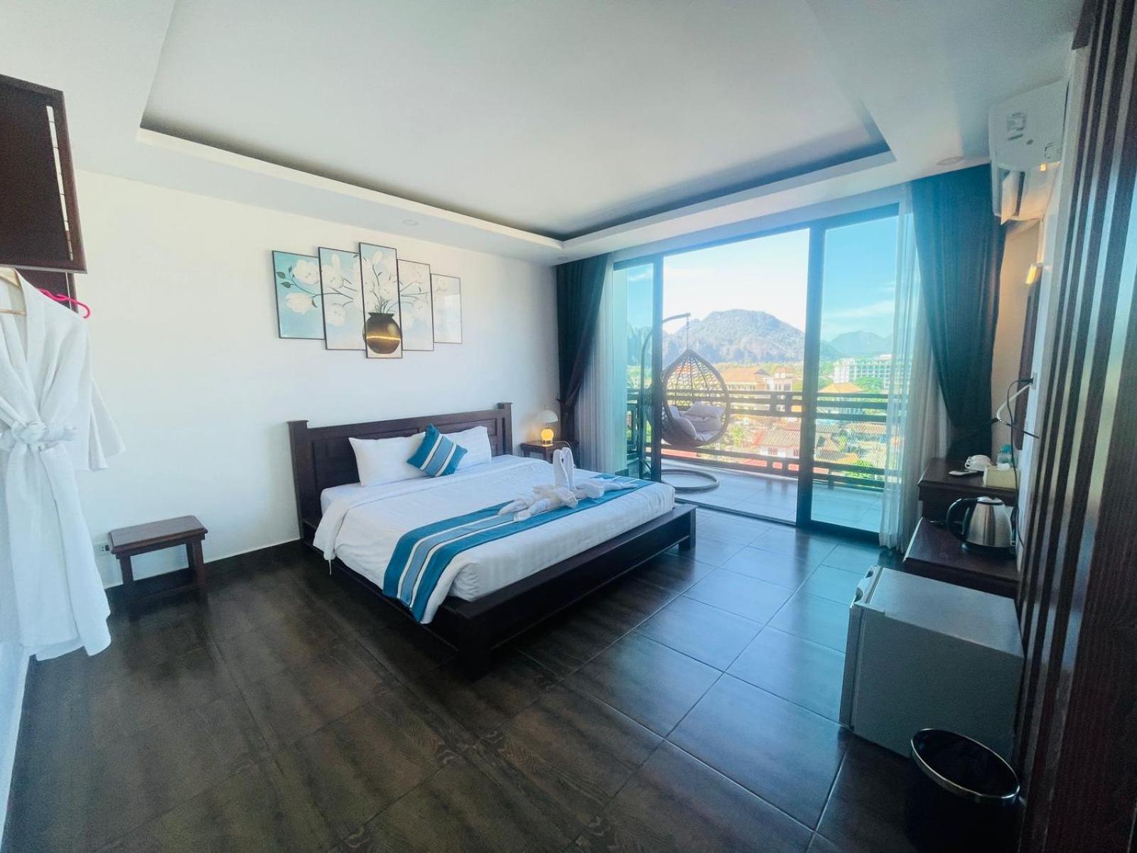 Vang Vieng Topview Hotel Экстерьер фото