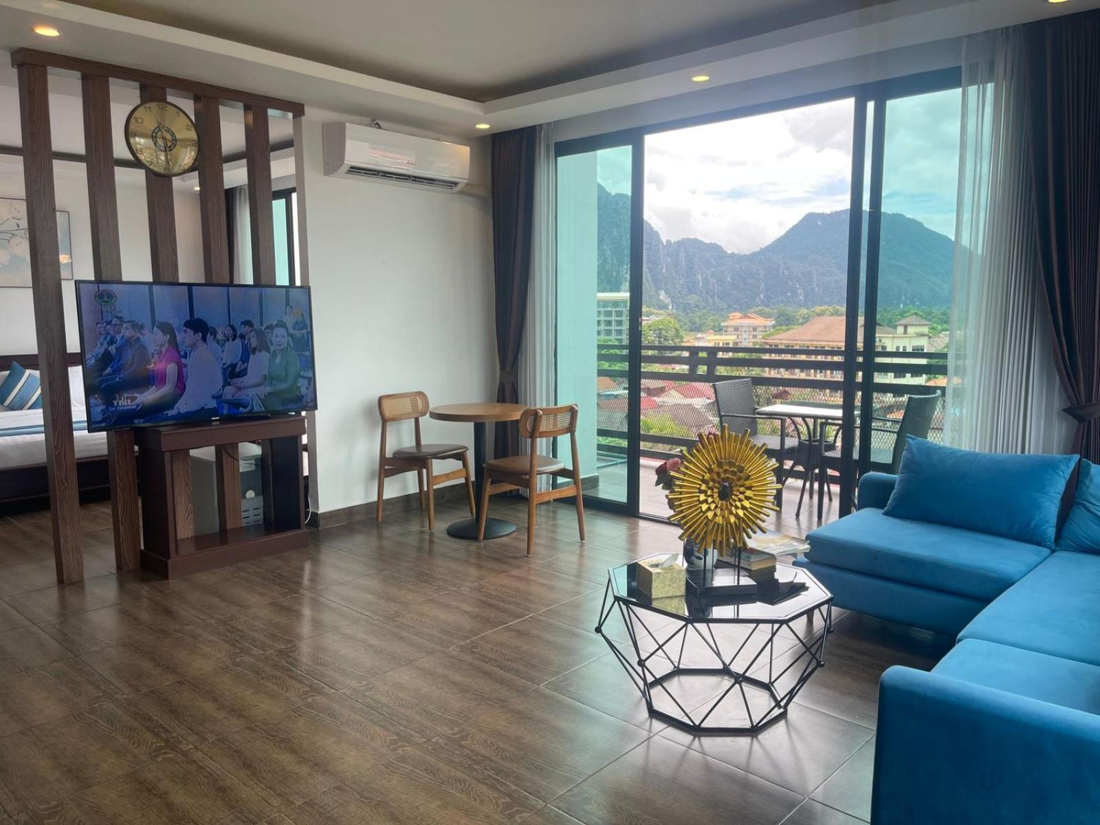Vang Vieng Topview Hotel Экстерьер фото