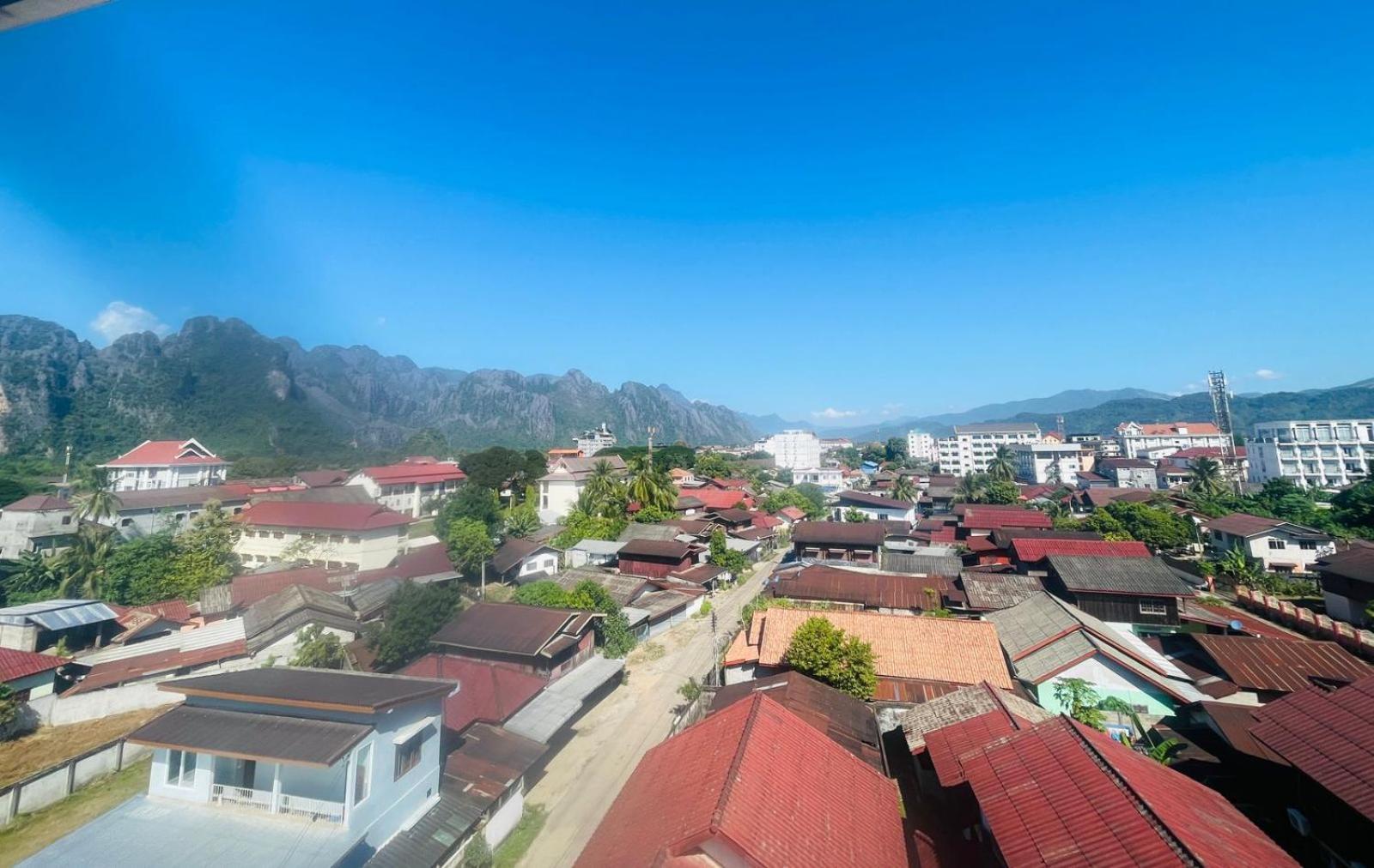 Vang Vieng Topview Hotel Экстерьер фото