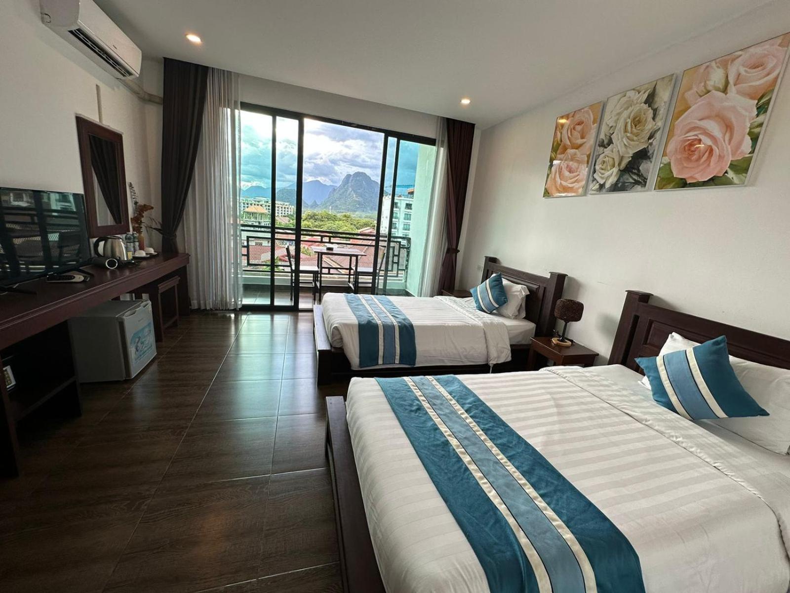 Vang Vieng Topview Hotel Экстерьер фото